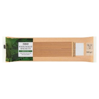 Tesco Italian Spaghetti celozrnné 500g