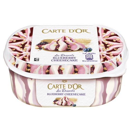 Carte d'Or Blueberry Cheesecake zmrzlina 900ml