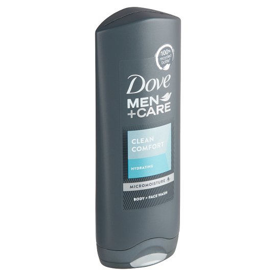 Dove Men+Care Clean Comfort sprchový gel na tělo a obličej pro muže 250ml