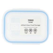 Tesco Home Glass Food Storage 630 ml