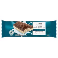 Tesco Wafer with Milk Filling 45g