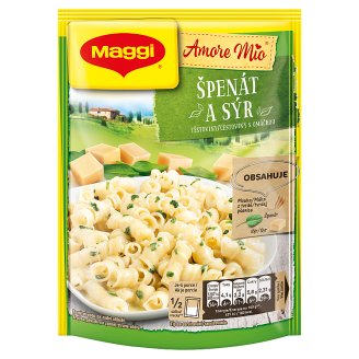MAGGI Amore Mio Špenát a sýr Těstoviny s omáčkou sáček 152g