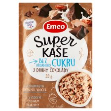 Emco Super Porridge 2 Types of Chocolate 55g