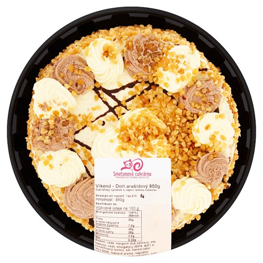 Smetanová cukrárna Víkend dort arašídový 850g