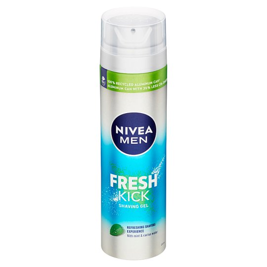 Nivea Men Fresh Kick Shaving Gel 200ml Tesco Groceries