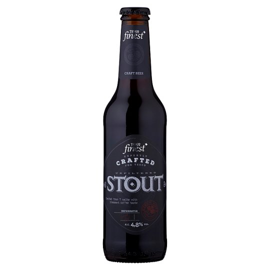 Tesco Finest Unfiltered Stout 330ml