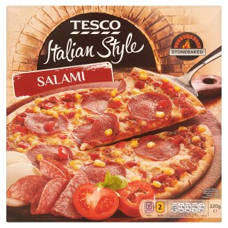 Tesco Italian Style Salami pizza 320g