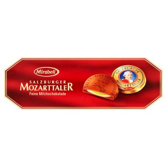 Mirabell Bonbony z mléčné čokolády plněné nugátovým krémem a marcipánovou náplní 100g