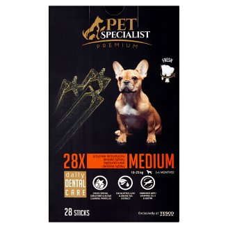 Tesco Pet Specialist Medium dentální tyčinky 28 ks 720g