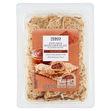 Tesco Pancakes with Chocolate Flavour Filling 300g