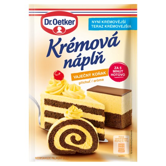 Dr. Oetker Cream Filling Eggnog Flavor 65g