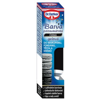 Dr. Oetker Barva gelová potravinářská černá 10g