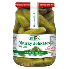 efko Cucumbers Delikates 5-8 cm 670g