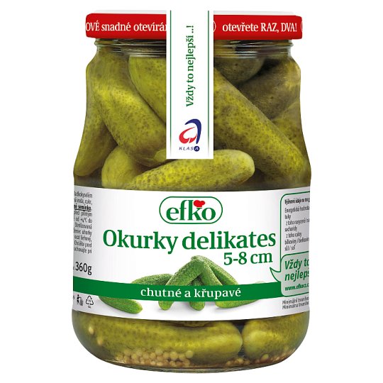 efko Okurky delikates 5-8 cm 670g