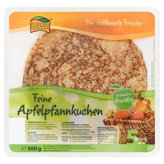 Lawa Apple Pancakes Chilled 5 pcs 300g