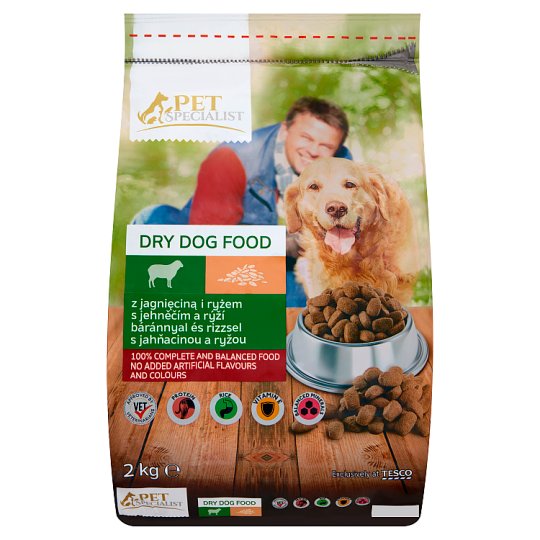 Tesco Pet SpecialistS jehněčím a rýží 2kg