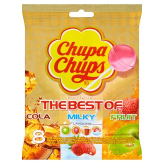 Chupa Chups Směs dropsů s ovocnými dřeněmi 8 x 12g
