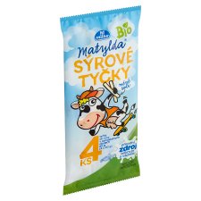Milko Matylda Organic Cheese Sticks 4 x 20g (80g)