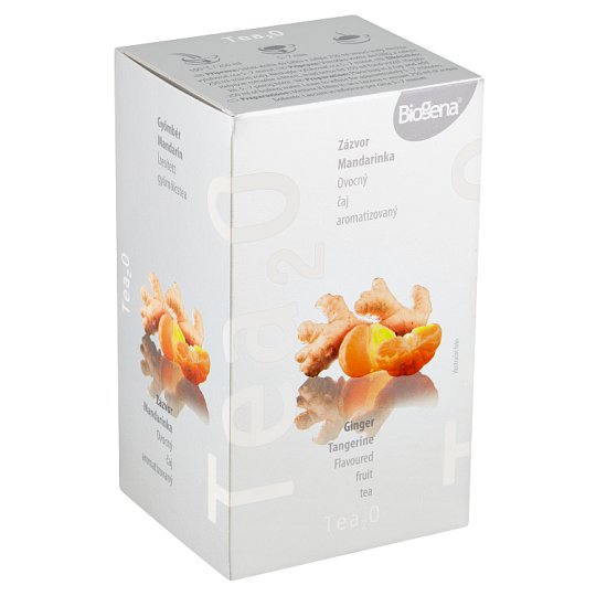 Biogena Tea₂O Zázvor & mandarinka ovocný čaj 20 x 2,5g