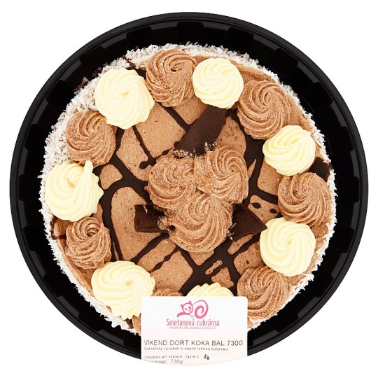 Smetanová cukrárna Víkend dort koka 730g