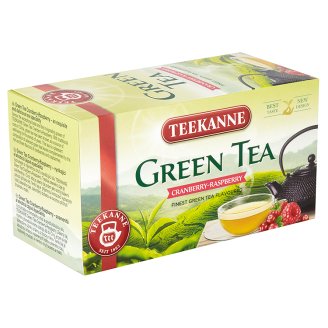 TEEKANNE Cranberry-Raspberry, zelený čaj, 20 sáčků, 35g