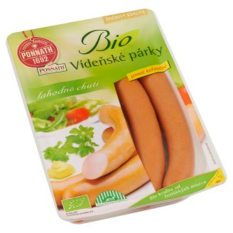 Ponnath ŘEZNIČTÍ MISTŘI BIO Vídeňské párky e 200g