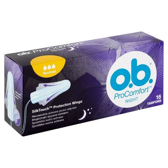 O.B. ProComfort Night Normal tampony 16 ks