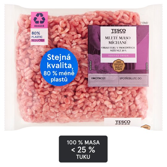 Tesco Minced Meat Mixed 0.500kg