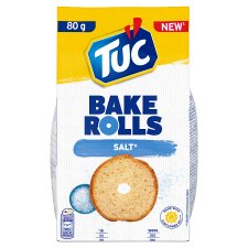 Tuc Bake Rolls Salt 80g