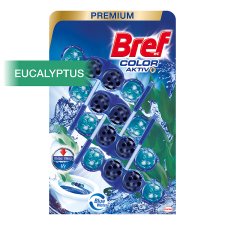 Bref Color Aktiv Eucalyptus Solid Toilet Block 4 x 50g