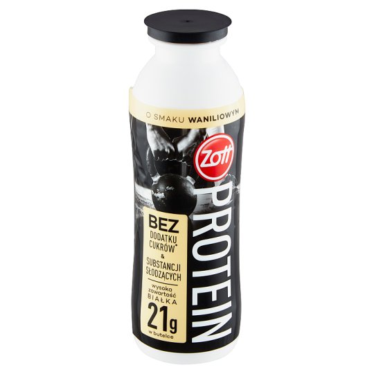 Zott Protein Milk Drink with Vanilla Flavor 250ml Tesco Groceries