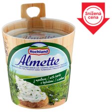 Hochland Almette Nadýchaný tvarohový sýr s bylinkami 150g