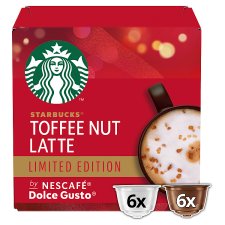 STARBUCKS Toffee Nut Latte by NESCAFE DOLCE GUSTO Limited Edition, Coffee Capsules, 12 Capsules