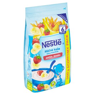 Nestlé Mléčná kaše rýžovo - kukuřičná jahoda - banán 300g