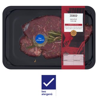 Tesco Grill Hovězí steak z kýty s bylinkami v olivovém oleji 0,200kg