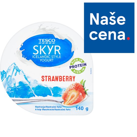Tesco Skyr jahodový 140g