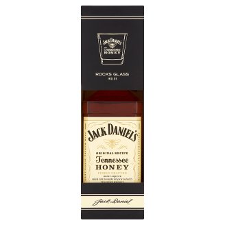 Jack Daniel´s Tennessee Honey 0,7l - Dárkové balení (1x whiskey sklenička)