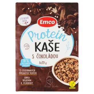 Emco Super kaše protein & quinoa s čokoládou 3 x 55g