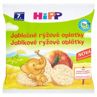 HiPP Bio jablečné rýžové oplatky 30g
