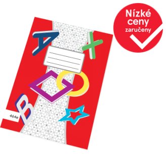 Papírny Brno 464e školní sešit A4 linkovaný 60 listů