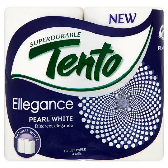 Tento Ellegance Pearl White toaletní papír 4 role