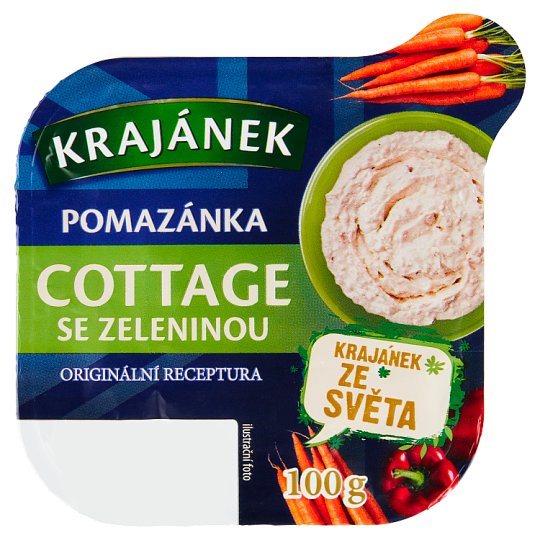 Krajánek Spring Spread Cottage with Vegetables 100g