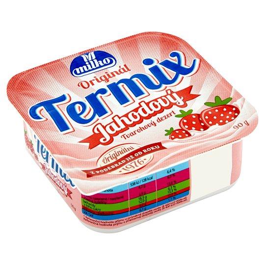 Milko Termix Originál jahodový tvarohový dezert 90g