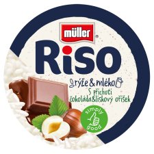 Müller Riso Mléčná rýže s příchutí čokoláda-lískový oříšek 200g