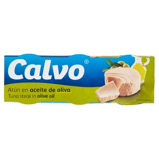 Calvo Tuňák v olivovém oleji 3 x 80g