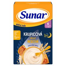 Sunar Milk Porridge for Good Night Semolina Honey Flavor 210g