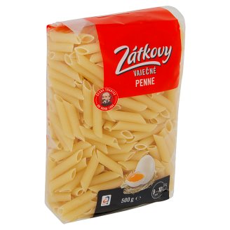 Zátkovy Vaječné Těstoviny Penne 500g