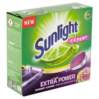 Sunlight All in 1 Extra Power Citrus Tablety do myčky nádobí 40 ks 700g