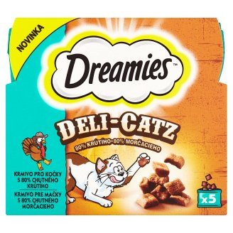 Dreamies Deli-Catz 80% krůtího 5 x 5g