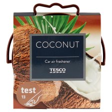 Tesco Car Air Freshener Coconut 55g